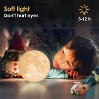 3D Moon Lamp India/Moon Shaped Lamp/LED Night Lamp&nbsp;&nbsp;(9 cm, White)-thumb3