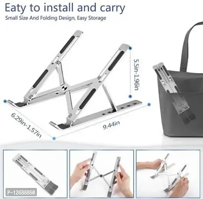 Laptop Stand Adjustable Computer Stand Ergonomic Portable Tablet Stand Foldable Compatible with MacBook Dell XPS HP-thumb2