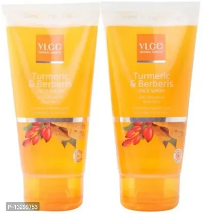 VLCC EPIC Turmeric  Berberis Face Wash (300 ml) - Pack of 2 (150 ml each)-thumb0