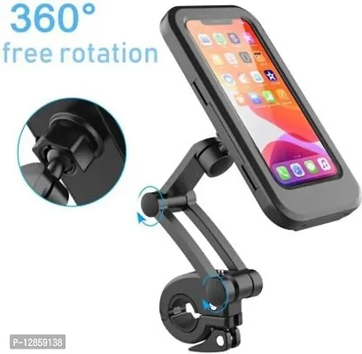 Bike Mobile Holder&nbsp;&nbsp;(Black) - Waterproof Mobile Phone Holder-thumb0