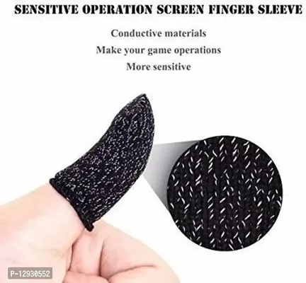 Finger Sleeve For Pubg and all Gaming Pack of 8 Finger Sleeve - Set of 4 Pairs-thumb4