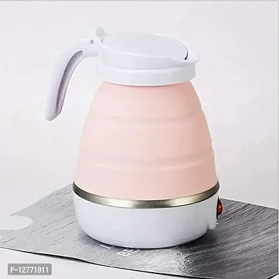 Electric Portable Kettle Foldable 600ML Collapsible Kettle Silicon_K64-thumb0