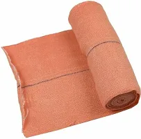 Cotton Crepe Bandage Roll -Sports Wrist Wrap Straps -Elastic Compression - Knee Bandages with Clips (15 cm x 4 Mtr)-thumb2