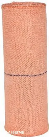 HIGH QUALITY COTTON SUPER SOFT REUSABLE MEDICAL, FITNESS DAILY USE BREATHABLE CREPE BANDAGE ROLL (15 cm x 4 Mtr)