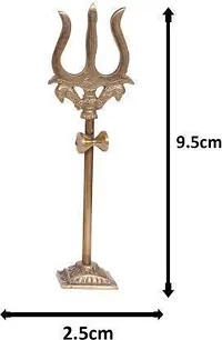 Decorative Showpiece - 9.5 cm&nbsp;&nbsp;(Brass, Brown)-thumb1