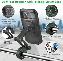 Bike Mobile Holder&nbsp;&nbsp;(Black) - Waterproof Mobile Phone Holder-thumb1