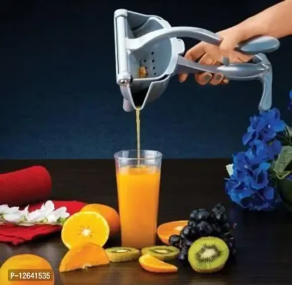 Aluminium Hand Juicer Stainless Steel Manual Fruit Juicer Hand Press Juicer Home Made Orange, Watermelon, Lemon Juice-thumb0