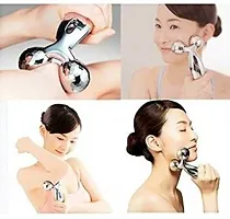 3D Y Shape Aluminium Big Roller Microcurrent Skin Lifting Massager Massager&nbsp;(Multicolor)-thumb3