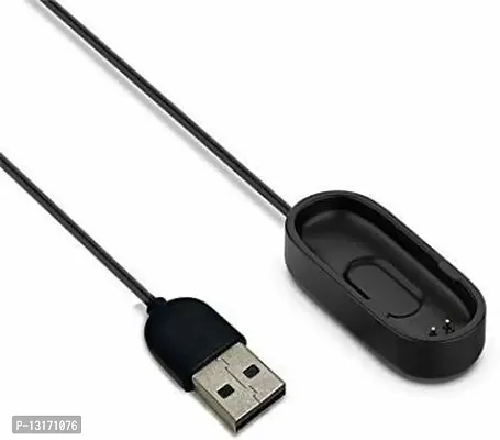 USB charger 0.28 m Micro USB Cable&nbsp;&nbsp;(Compatible with Mi Band 4, Black, One Cable)-thumb0