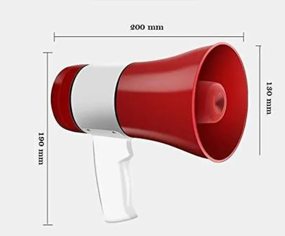 Handheld Megaphone with Recorder USB and Memory Card Input for Announcing Talk Record Play Siren