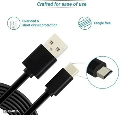 1 Mtr Micro USB Cable&nbsp;(Compatible with Asus Zenfone Max Pro M1, Asus Zenfone Max Pro M2, Black, One Cable)-thumb4