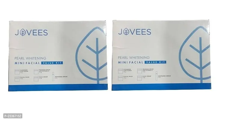 Jovees Pearl Whitening Mini Facial Value Kitnbsp;nbsp;(65 Gm) - Pack of 2