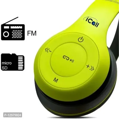 BestSound Latest P47 With Mic With 6 Hour Battery Backup Bluetooth Headset&nbsp;&nbsp;(Multicolor, On the Ear)-thumb4