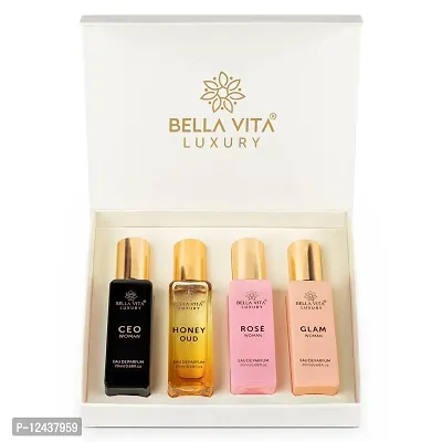 Womenrsquo;s  Luxury Perfume Gift Set 4times;20 ML, CEO Woman | Honey Oud | Glam | Rose