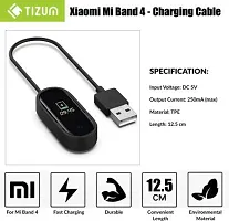 Charger for Fitness Band 0.125 m Power Sharing Cable&nbsp;&nbsp;(Compatible with Xiaomi MI 4 Fitness Band, Black, One Cable)-thumb1