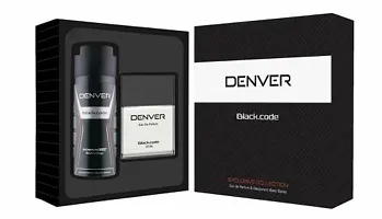 Denver Gift Pack Black Code Deo And Perfume - Set Of 2 60ML-thumb1