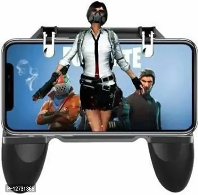 Mobile Game Controller For PUBG Triggers Free Fire Key Button Joystick GameKit AK66 Controller (Black)-thumb0