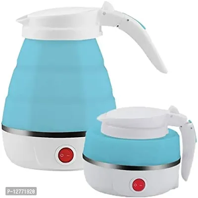 Silicone and Dual Voltage Travel Foldable Electric Kettle 600 Ml_K73-thumb0