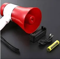 Handheld Megaphone with Recorder USB and Memory Card Input for Announcing; Talk; Record; Play; Siren; Music with Battery and Charger Indoor, Outdoor PA System&nbsp;&nbsp;(30 W)_MP153-MegaPhone73-thumb3