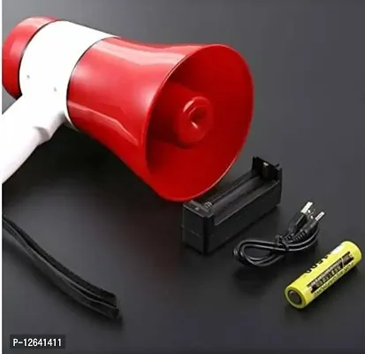 Handheld Megaphone with Recorder USB and Memory Card Input for Announcing; Talk; Record; Play; Siren; Music with Battery and Charger Indoor, Outdoor PA System&nbsp;&nbsp;(30 W)_MP153-MegaPhone73-thumb4