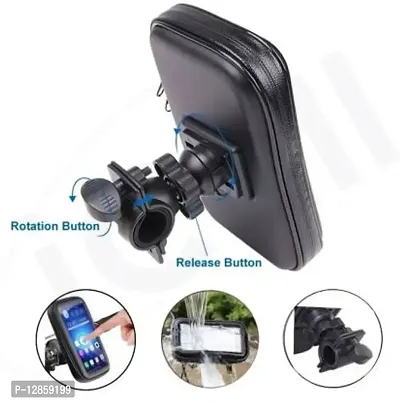 Cell Phone Bike Holder Phone Bike Mount for Motorcycle Touch Screen Waterproof , 360 Degree Rotation Bike Mobile Holder&nbsp;&nbsp;(Multicolor)-thumb3