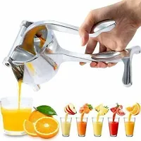 Aluminium Hand Juicer Aluminium Manual Instant Fruit Hand Juicer For Orange Lemon Lime Juice (Silver Pack of 1)-thumb2