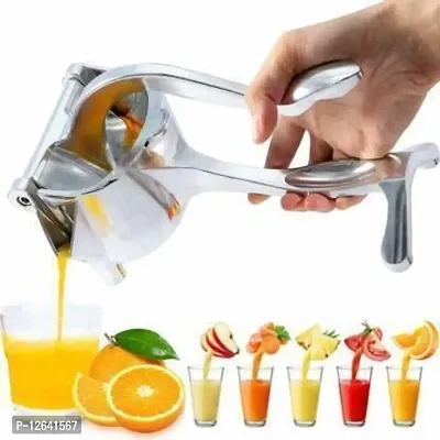 Aluminium Hand Juicer Aluminium Manual Instant Fruit Hand Juicer For Orange Lemon Lime Juice (Silver Pack of 1)-thumb3