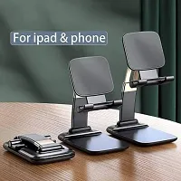Foldable Mobile Stand Holder - L21 Angle  Height Adjustable Multi Angle Desk Cell Phone Holder Anti-Slip Mobile Holder-thumb1