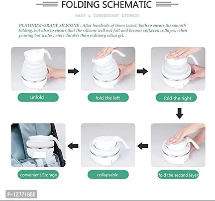 Electric Portable Foldable Silicon Kettle Collapsible for Tea Coffee Water_K39-thumb2