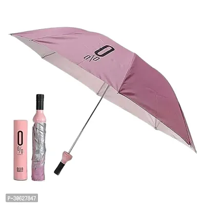 Portable Umbrella with Bottle Cover for UV Protection and Rain-thumb0