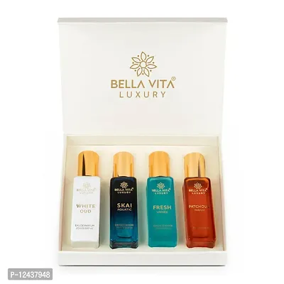 Unisex Luxury Perfume Gift Set 4times;20 ML (SKAI,  FRESH, WHITEOUD, PATCHOULI)-thumb0