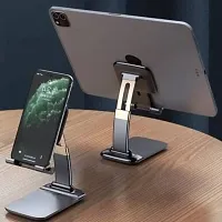 Adjustable with Foldable Desk Phone Stand Holder Compatible for All Smartphones and Tablets Mobile Holder-thumb2