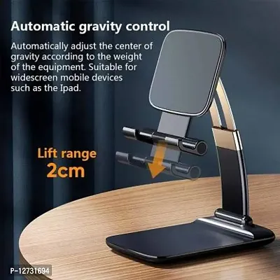 Adjustable Cell Phone Stand, Foldable Portable Phone Holder For Desk, Tablet Stand Compatible with Mobile,Tablet-thumb2