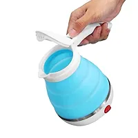Silicone and Dual Voltage Travel Foldable Electric  Kettle 600 Ml_K70-thumb1