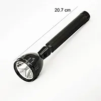 8990 SUPER BRIGHT LIGHT WEIGHT STRONG METAL BODY HIGH POWER WHITE LIGHT LED FLASHLIGHT WITH DEEP STRONG FOCUS LOW POWER CONSUMPTION HIGH BRIGHTNESS RECHARGEABLE TORCH Torch&nbsp;&nbsp;(Black, 20.7 cm, Rechargeable)_Torch J821-thumb1