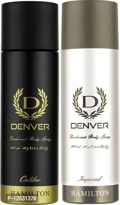 Denver Caliber And Imperial Combo Deodorant Spray - For Men