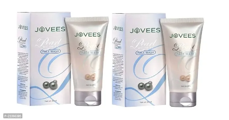 Jovees Pearl Whitening Face Wash - Pack of 2 (60 ml X 2 = 120 ml)