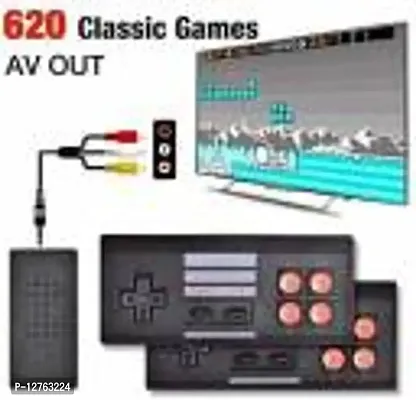 Wireless Game Box ( 620 Games in Built) AV-Out TV Video Game Players-thumb2