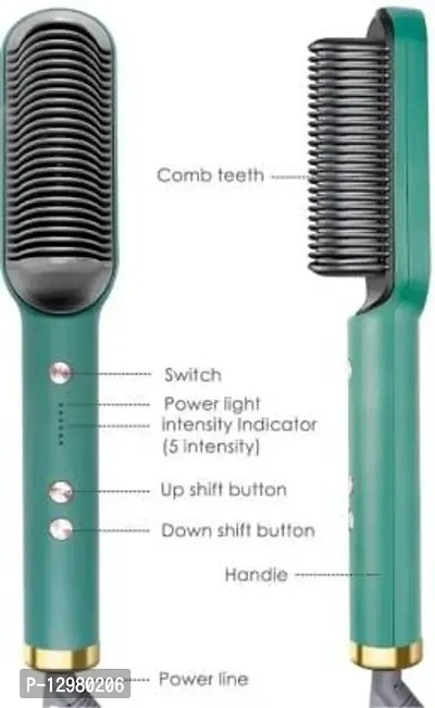 HAIR BRUSH ELECTRIC PROFESSIONAL HAIR STAIGHTNING COMB R1 Hair Straightener Brush&nbsp;&nbsp;1qty-thumb0