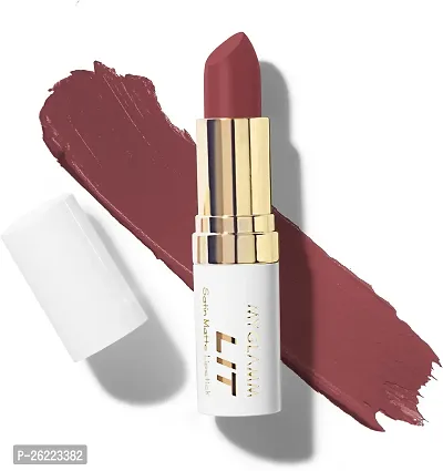 MyGlamm LIT SATIN MATTE LIPSTICK - QUEEN OF THE SOUTH (BROWN, 4.5 g)