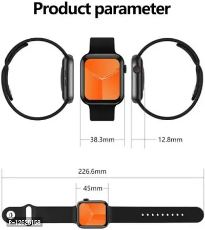 T55 Smartwatch&nbsp;&nbsp;(Black  Strap, Medium)-thumb2