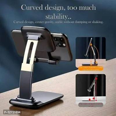 Adjustable Cell Phone Stand, Foldable Portable Phone Holder For Desk, Tablet Stand Compatible with Mobile,Tablet-thumb4