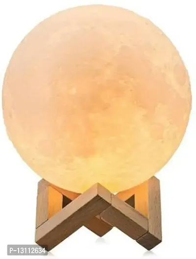 3D Moon Lamp India/Moon Shaped Lamp/LED Night Lamp&nbsp;&nbsp;(9 cm, White)