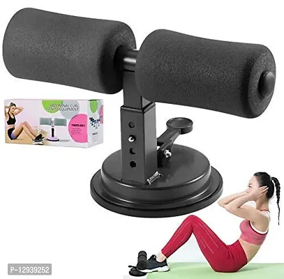 Sit Up Bar with Adjustable Self-Suction Portable Abdominal Situp Bar-thumb0