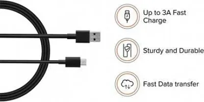 Fast Charge 1 m Micro USB Cable&nbsp;(Compatible with Redmi,Realme,OPPO,SAM,Vivo,Nokia,Infinix,Mobistar)-thumb3