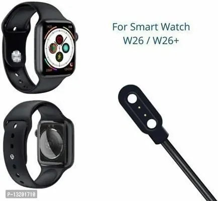 Magnetic Charging Cable Adapter for Smart Watch W26 / W26+ Sport Watches, 2 Pins Magnetic Fuction Charger Magnetic Charging Cable Adapter for Smart Watch W26 / W26+ Sport Watches, 2 Pins Magnetic Fuction Charger USB Charger (Black)-thumb2
