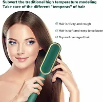 Professional Hair Straightener with PTC Heating |Electric Hair Comb Brush  Styling Tool for Men  Women - Salon Hair Straightener Brush&nbsp;PACK OF 1&nbsp;-thumb2