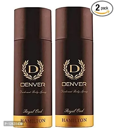 Denver Royal Oud Deodorant Spray for Men (150 ml ) - Pack of 2-thumb0