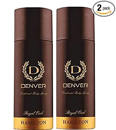 Denver Royal Oud Deodorant Spray for Men (150 ml ) - Pack of 2