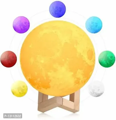 3D USB Rechargeable Moon Lamp ML94 Night Lamp&nbsp;&nbsp;(15 cm, Multicolor)-thumb2